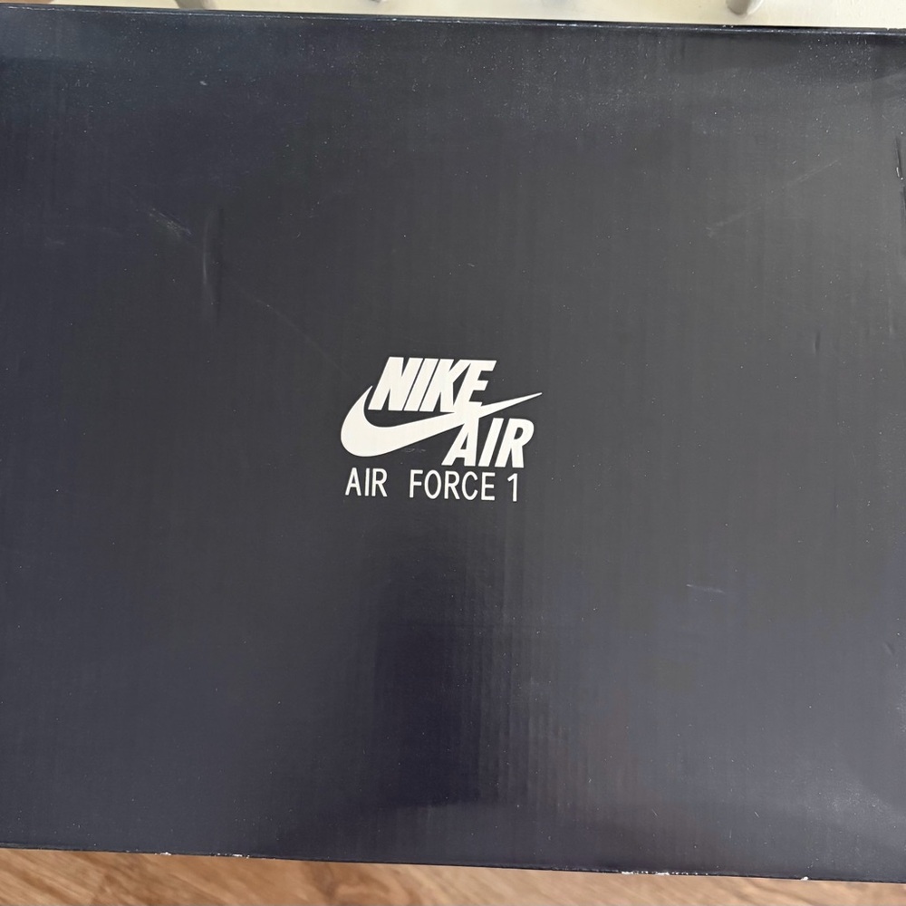 Nike Air Force 1 Olive Aura Sneakers - Picture 8 of 9